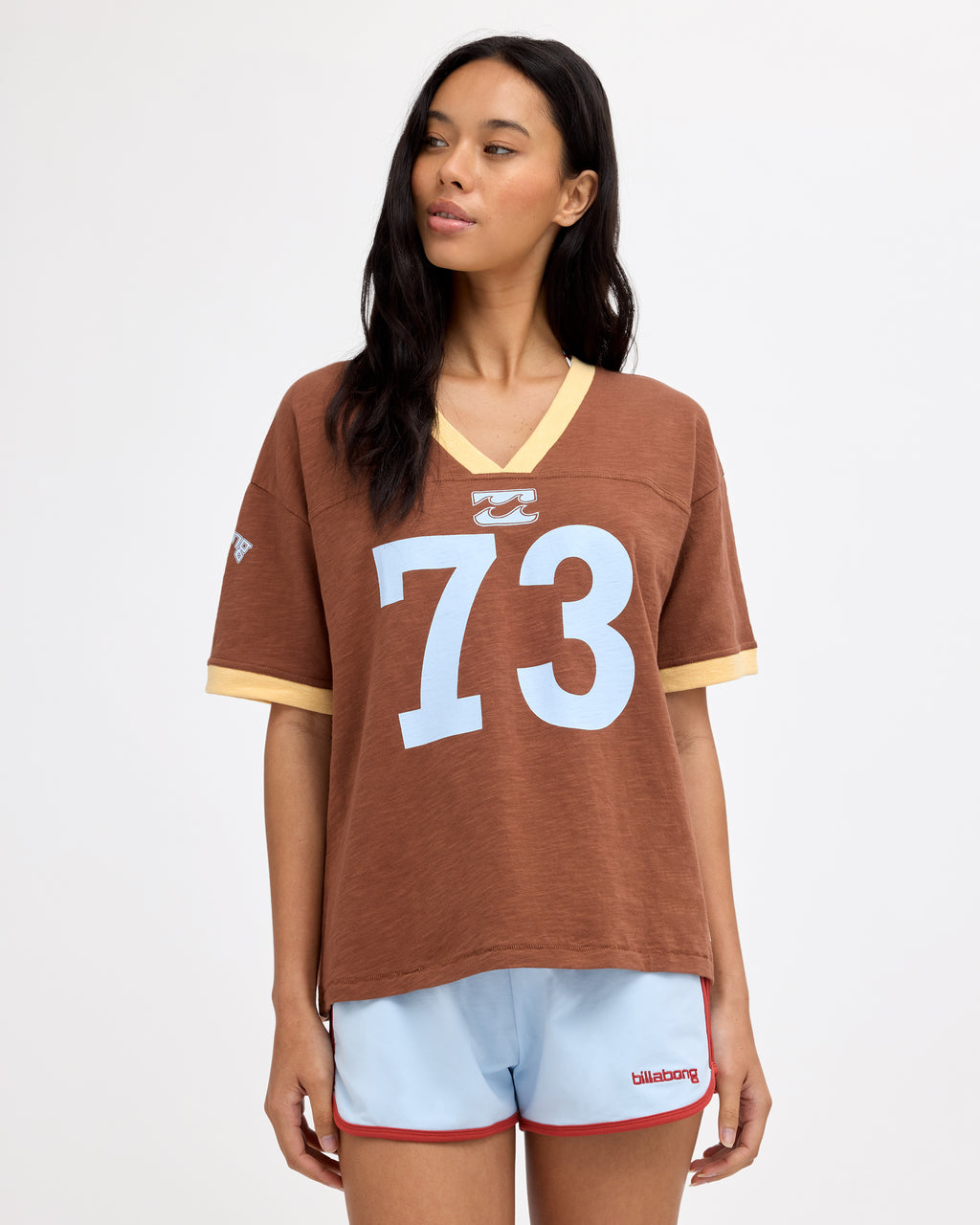 Womens Since 73 Team V-Neck T-Shirt