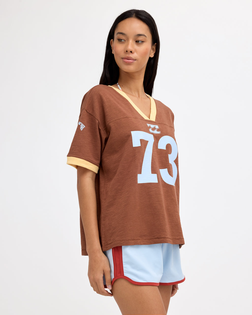 Womens Since 73 Team V-Neck T-Shirt