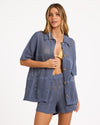 Womens Cool Down Short Sleeve Shirt
