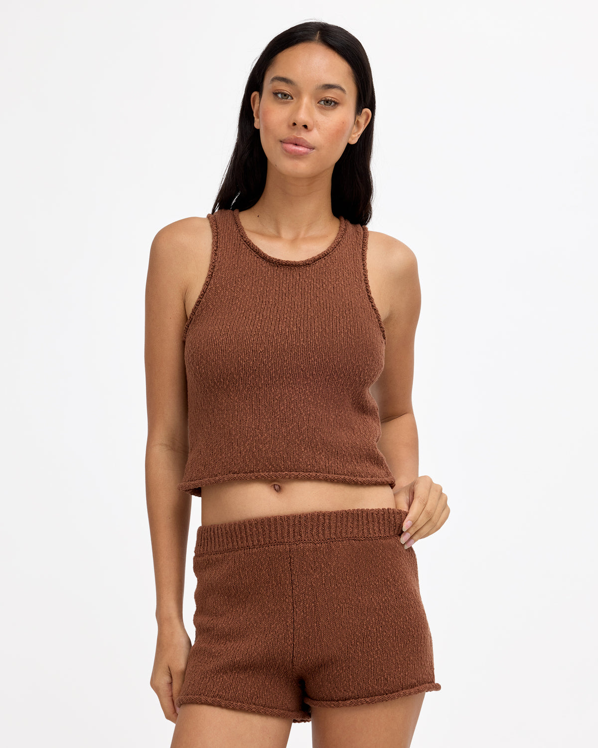 Womens All Day Me Knit Tank Top