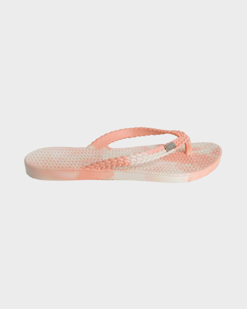 Womens Summer Dazed Marble Thongs