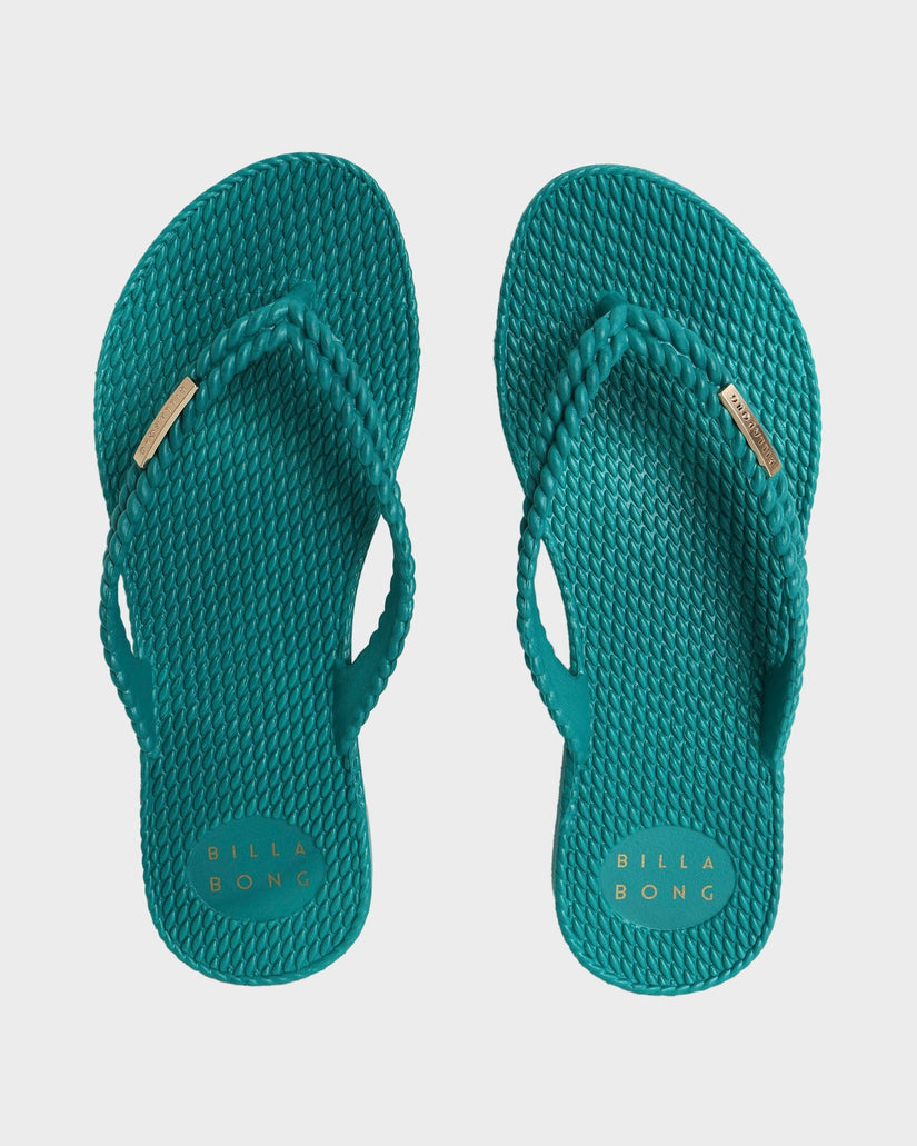 Womens Kick Back Solid Thongs