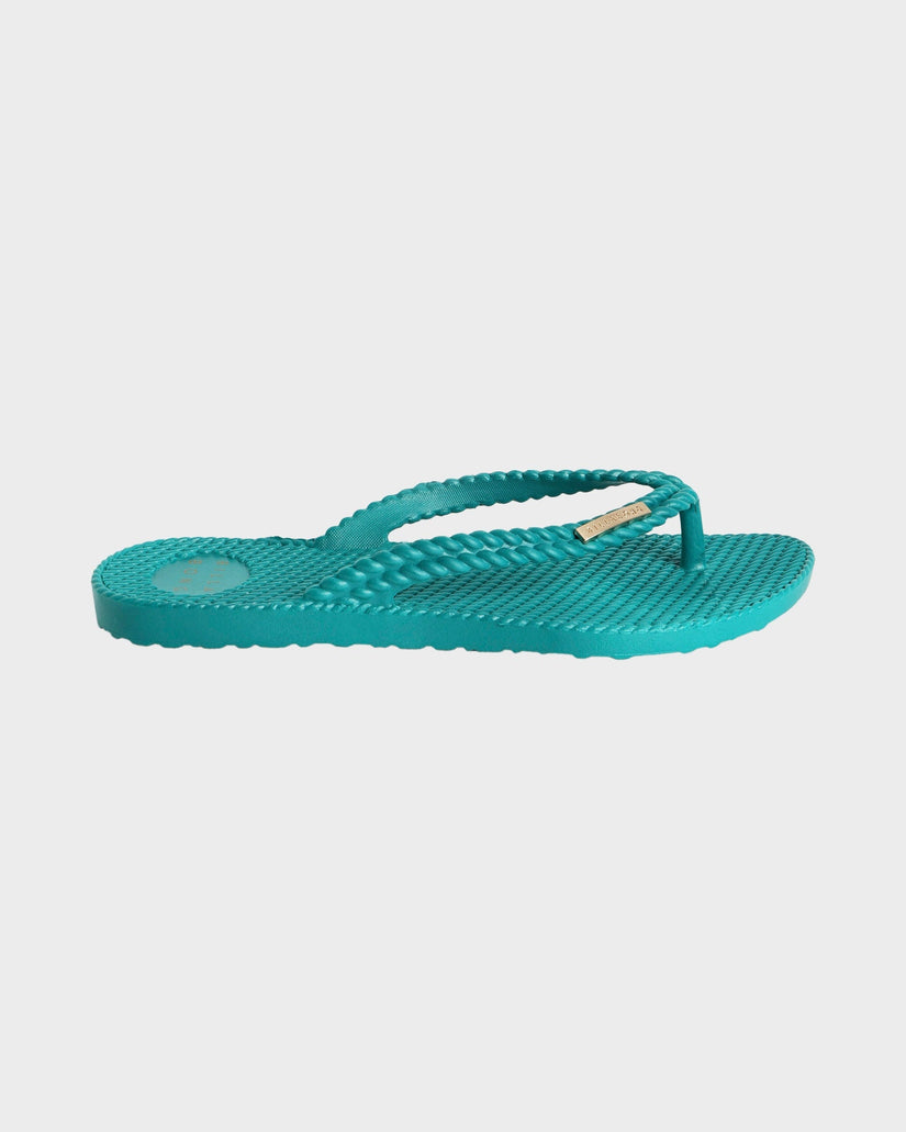 Womens Kick Back Solid Thongs