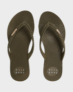 Womens Kick Back Solid Thongs
