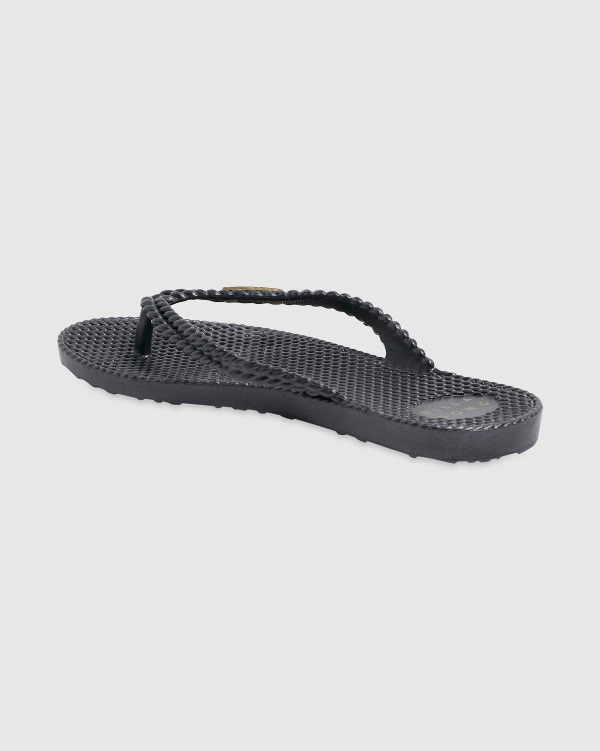 Womens Kick Back Metallic Thongs