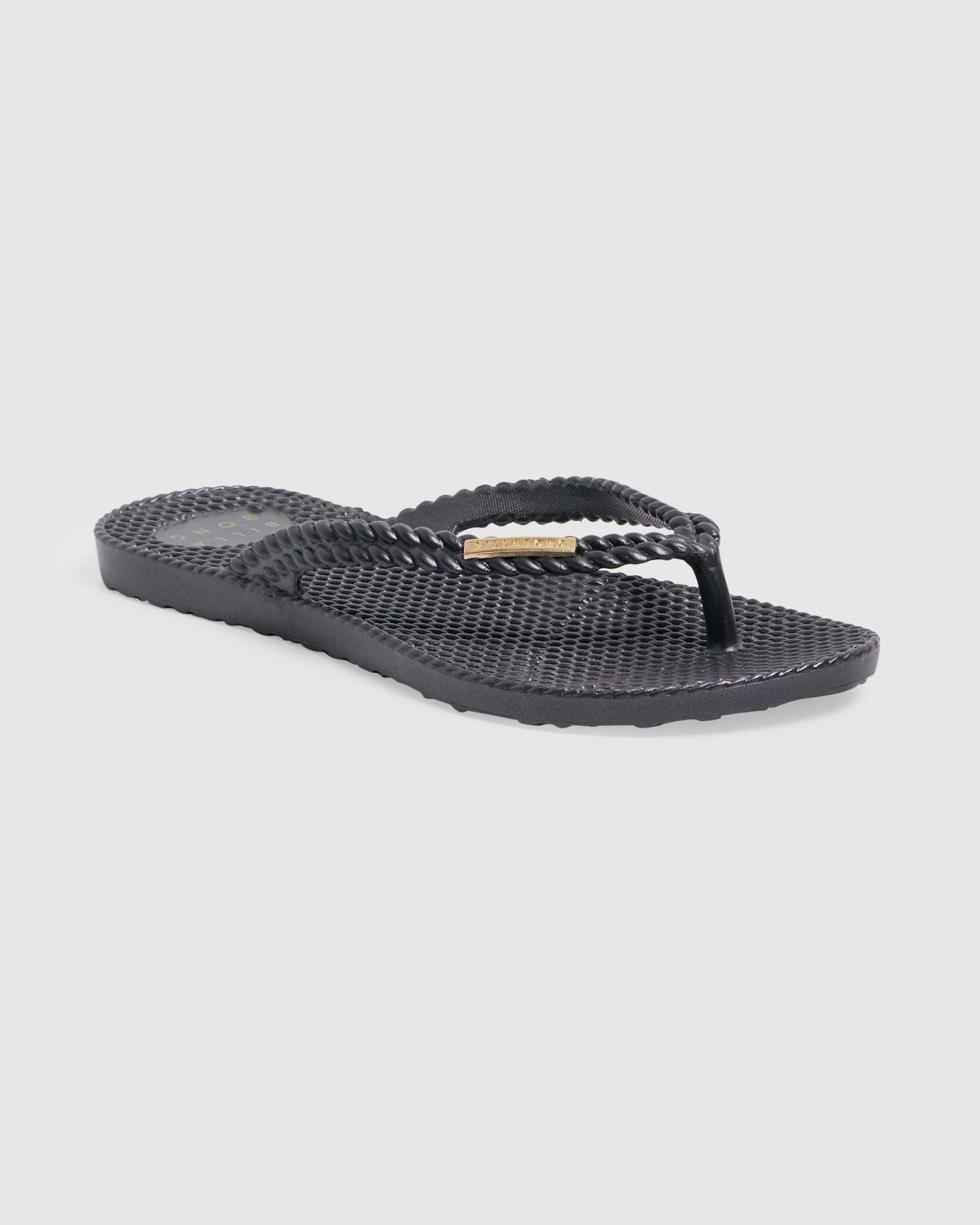 Womens Kick Back Metallic Thongs