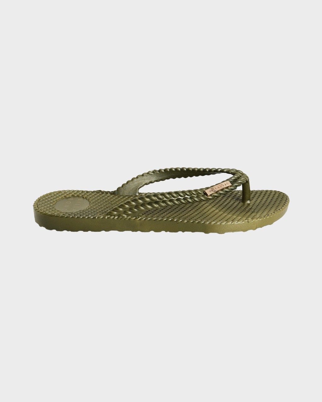 Womens Kick Back Metallic Thongs