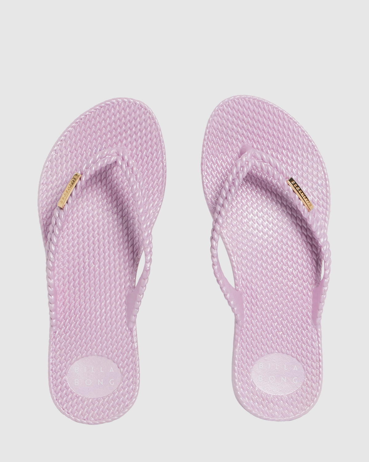 Womens Kick Back Metallic Thongs