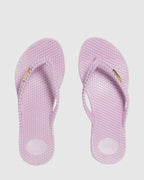 Womens Kick Back Metallic Thongs