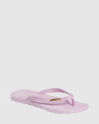 Womens Kick Back Metallic Thongs