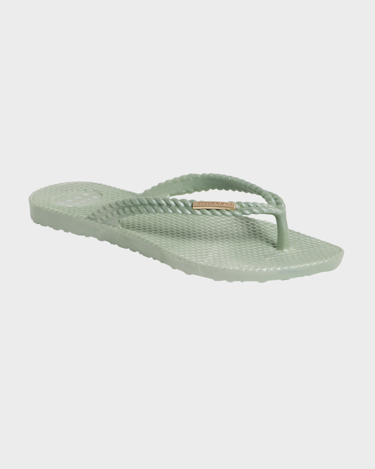 Womens Kick Back Metallic Thongs