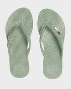 Womens Kick Back Metallic Thongs