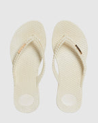 Womens Kick Back Metallic Thongs