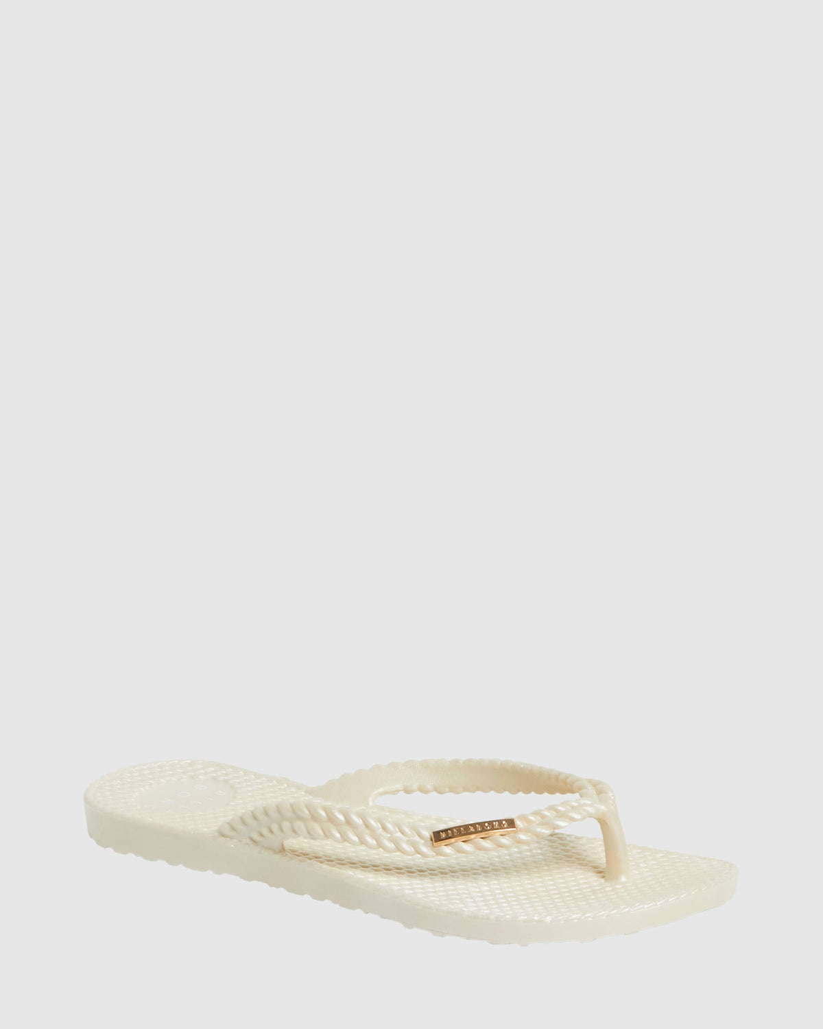 Womens Kick Back Metallic Thongs