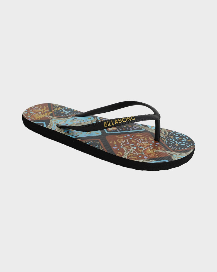 Womens Forever Folk Thongs