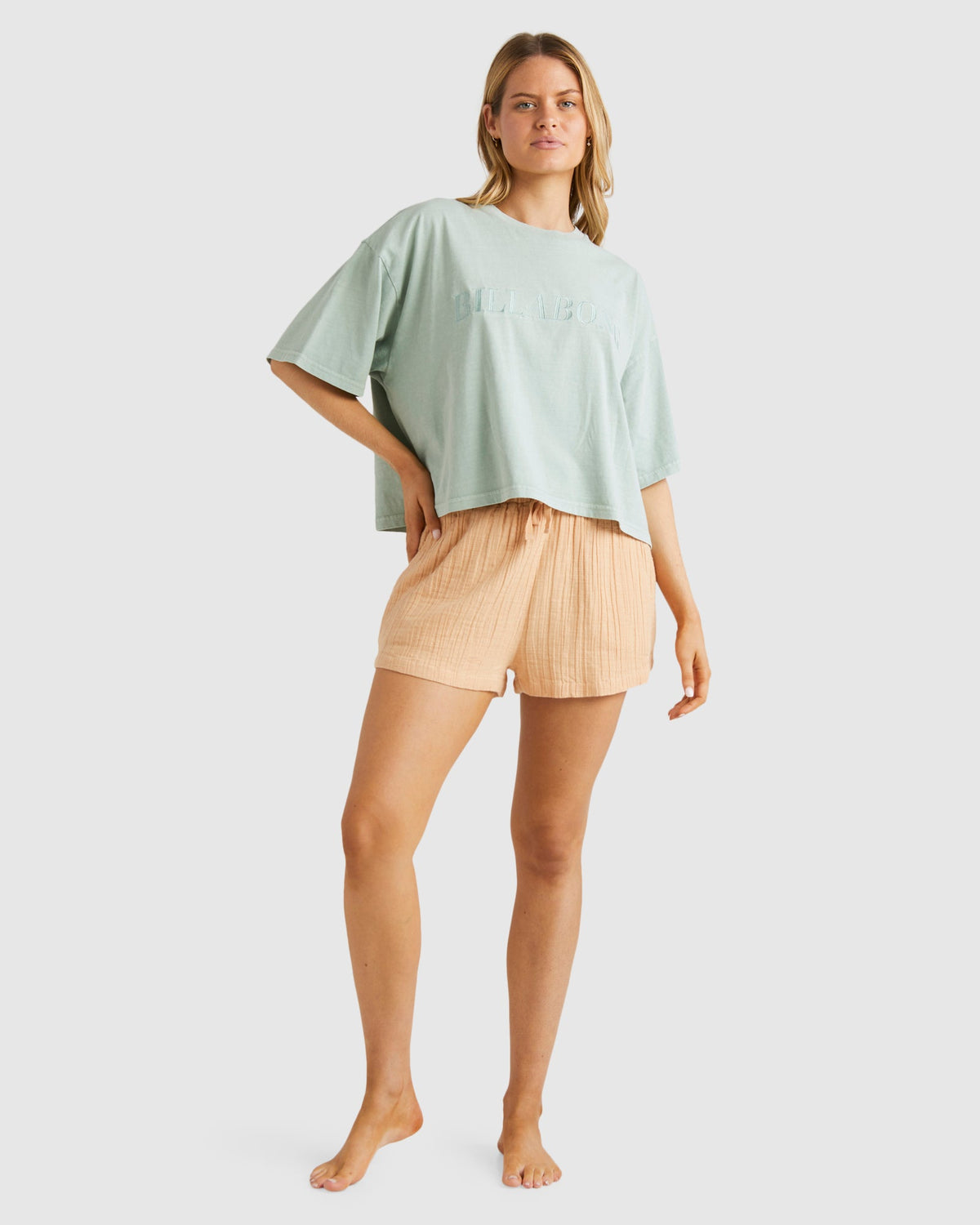 Womens Remy Eco Elastic Waist Shorts