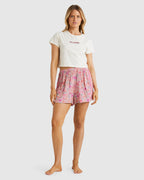 Womens La Plage Elastic Waist Shorts