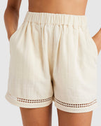 Womens Summers End Elastic Waist Short