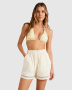 Womens Summers End Elastic Waist Short