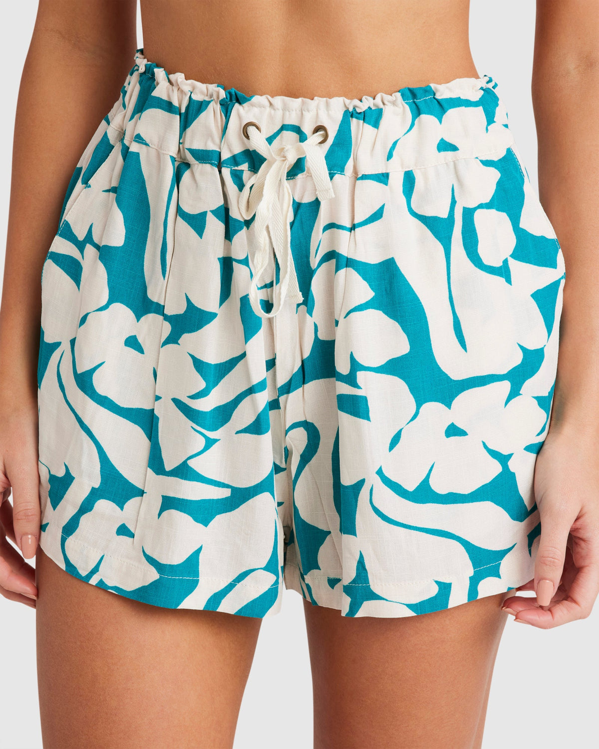 Womens Not A Sol Remi Elastic Waist Shorts