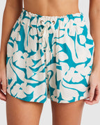 Womens Not A Sol Remi Elastic Waist Shorts