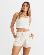 Womens Catch Up Remy Elastic Waist Shorts