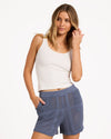 Womens Cool Down Elastic Waist Shorts