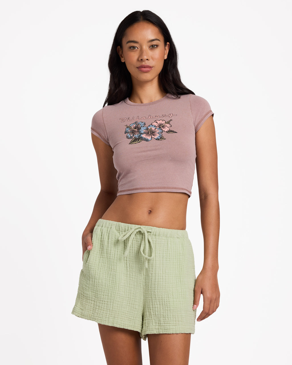 Womens Wanderer Elastic Waist Shorts