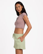 Womens Wanderer Elastic Waist Shorts
