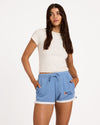 Womens Surf Le Soleil Elastic Waist Shorts