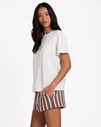 Womens Beach Crush Elastic Waist Shorts