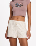 Womens Cloud Nine Elastic Waist Shorts