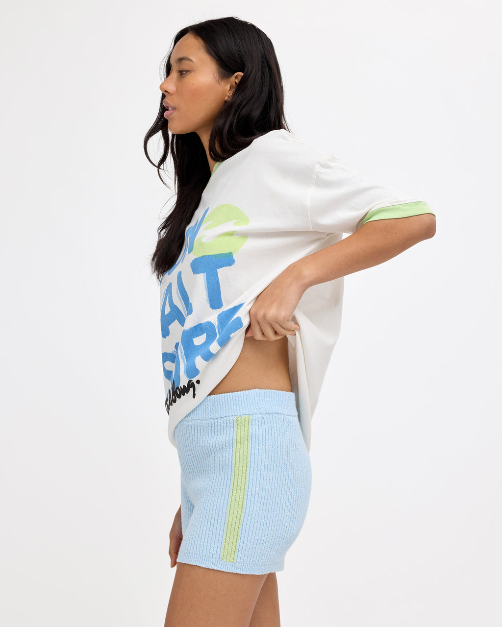 Womens Daytrip Elastic Waist Shorts