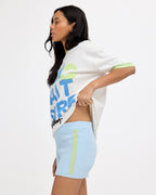 Womens Daytrip Elastic Waist Shorts