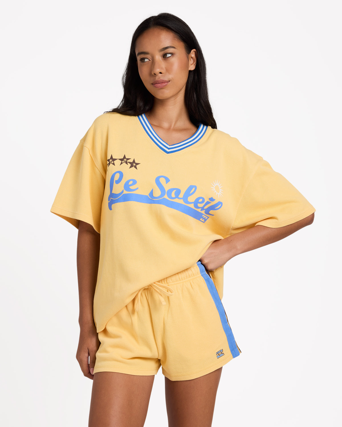 Womens Dream State Elastic Waist Shorts