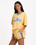 Womens Dream State Elastic Waist Shorts