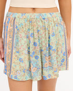 Womens Sunset Nomad Elastic Waist Shorts
