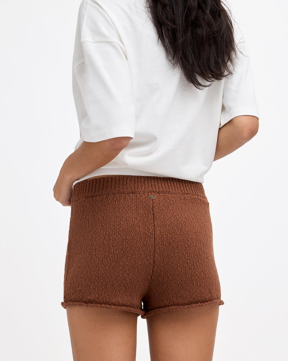 Womens All Day Me Elastic Waist Shorts