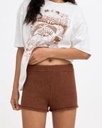 Womens All Day Me Elastic Waist Shorts