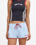 Womens Dig It Elastic Waist Shorts