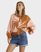 Womens Sunswirl Crew Neck