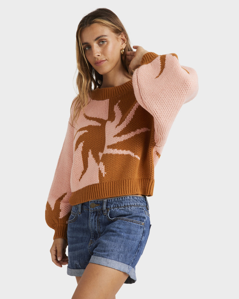 Womens Sunswirl Crew Neck