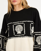 Womens Sea Side Dreamer Crew Neck