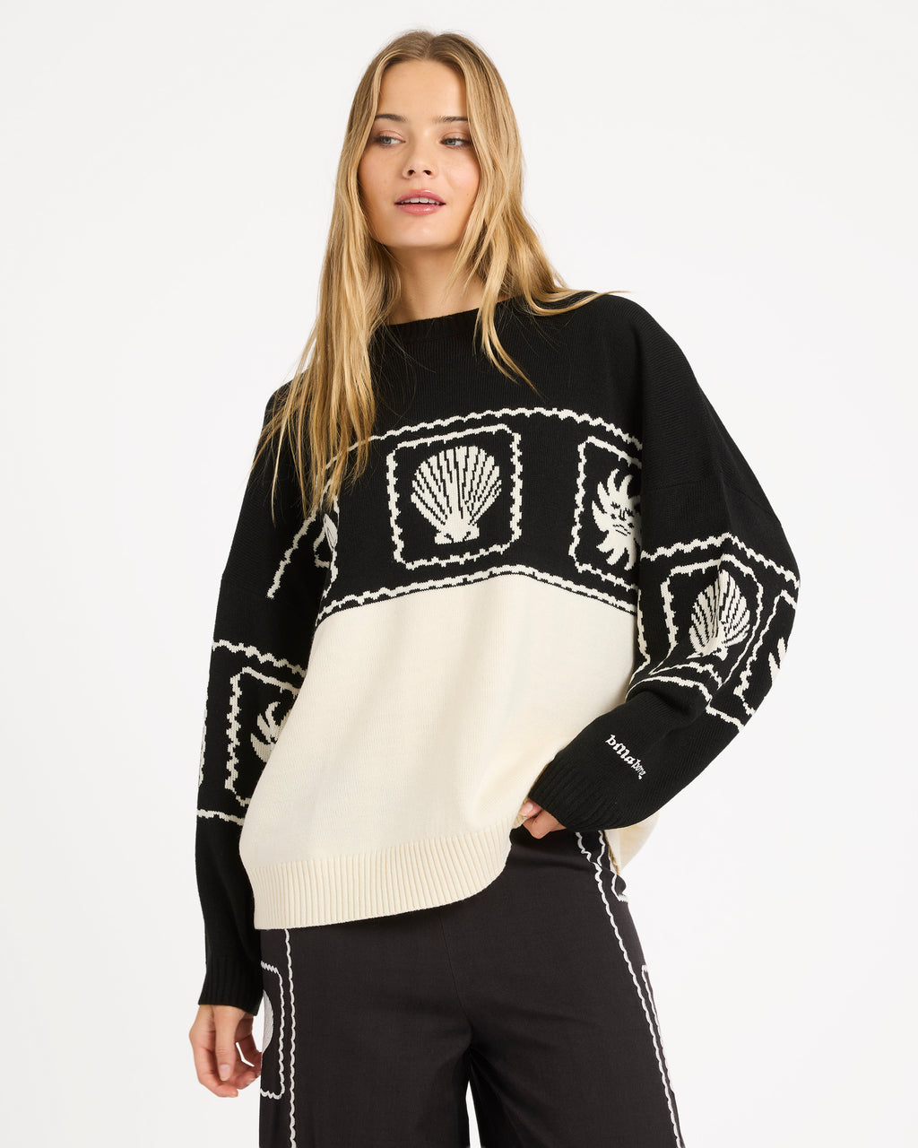 Womens Sea Side Dreamer Crew Neck
