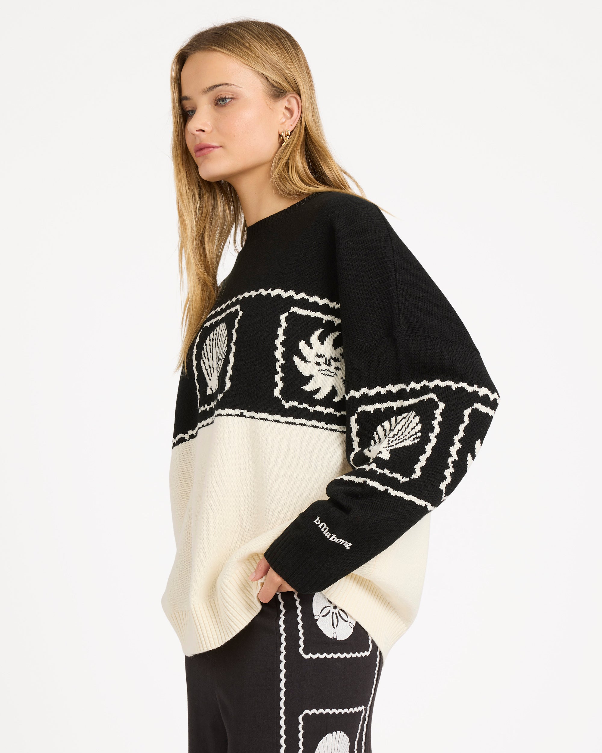 Womens Sea Side Dreamer Crew Neck