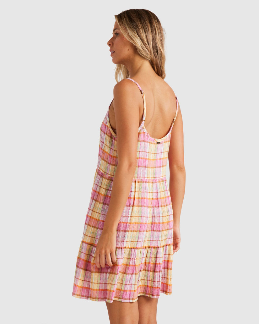 Womens Darlin Check Mini Dress