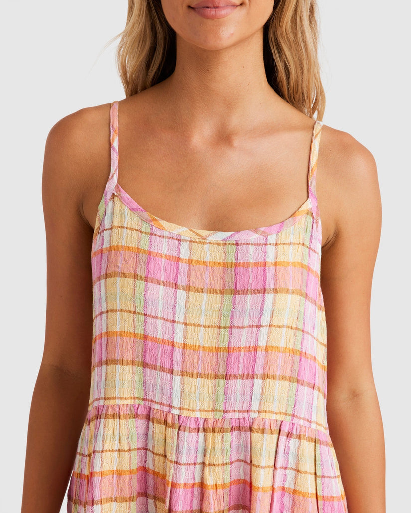Womens Darlin Check Mini Dress