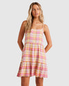 Womens Darlin Check Mini Dress