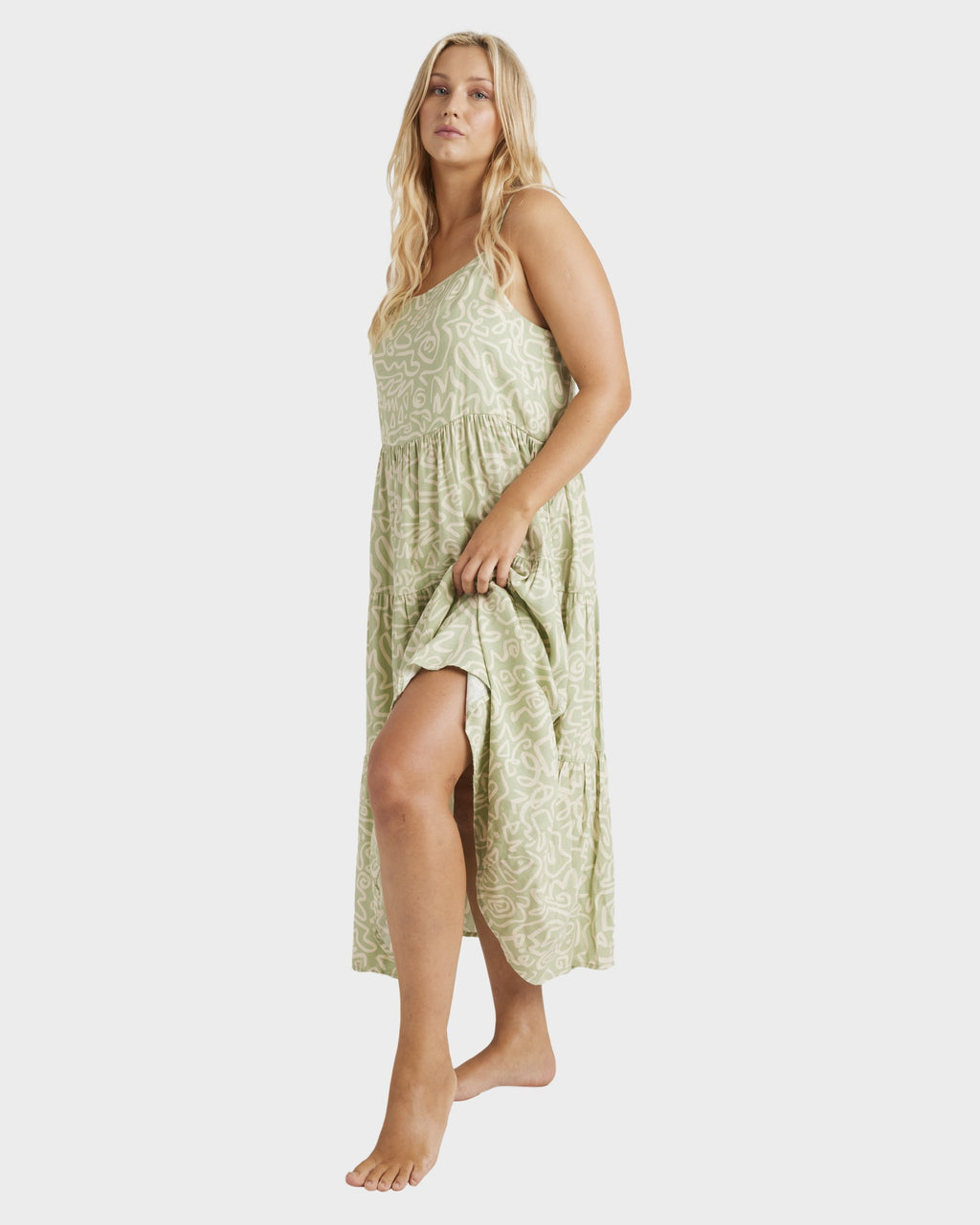 Womens Sunny Lines Lost Love Maxi Dress