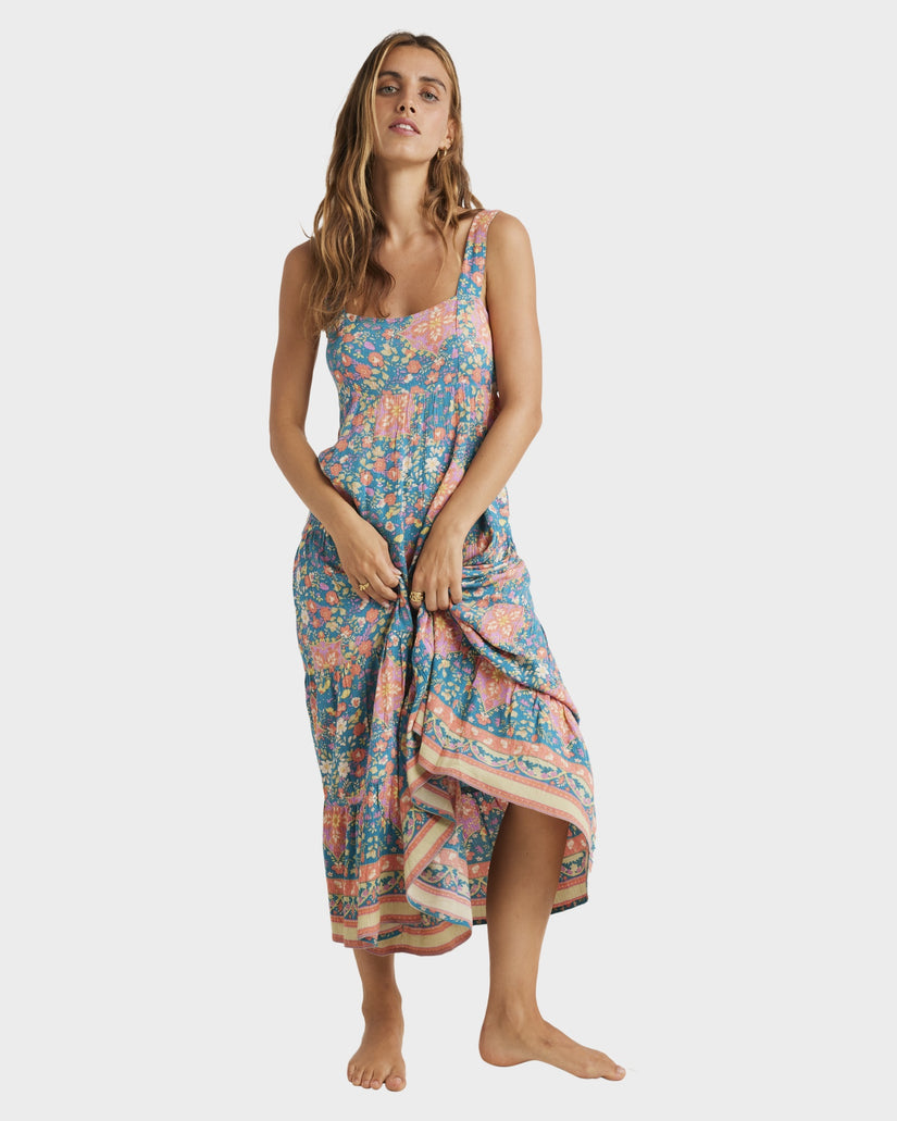 Womens Sunrise Coast Shine Midi Dress